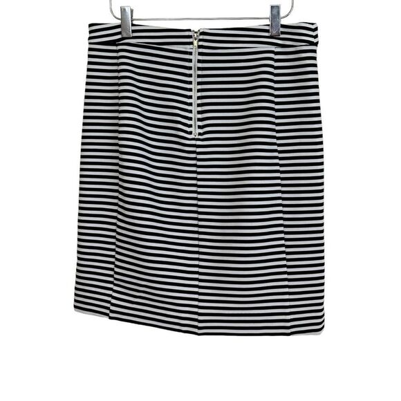 41 Hawthorne Black Striped Pencil Skirt Size Medium‎ - Picture 5 of 14